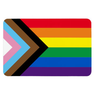 Inkluderad flagga för homosexuell mångfald i Lgb Magnet