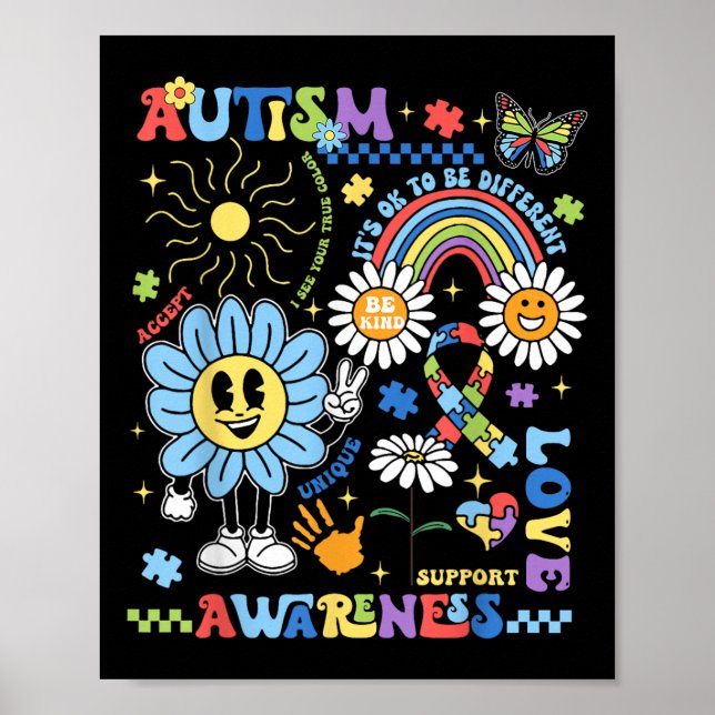 Inkluderande av medvetenhet om autism S Lärarinspi Poster (Framsidan)