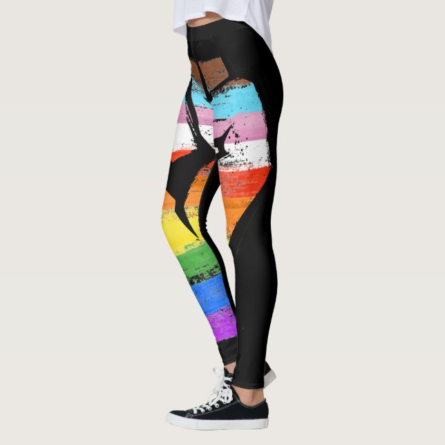Inkluderande Pride finns Leggings (Vänster)