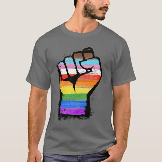 Inkluderande Pride finns T Shirt (Framsida)