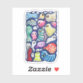 Inkluderande Spöken Klistermärken