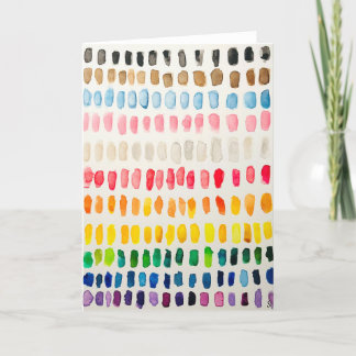 Inkluderat Flagga-vattenfärgkort för Pride för HBT Tack Kort