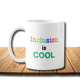 Inkludering är COOLA - Medvetenhet om neurodiversi Kaffemugg