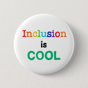 Inkludering är COOLA - Medvetenhet om neurodiversi Knapp