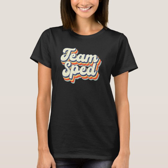 Inkludering är viktigt Specialpedagogik Sped Squad T Shirt (Framsida)