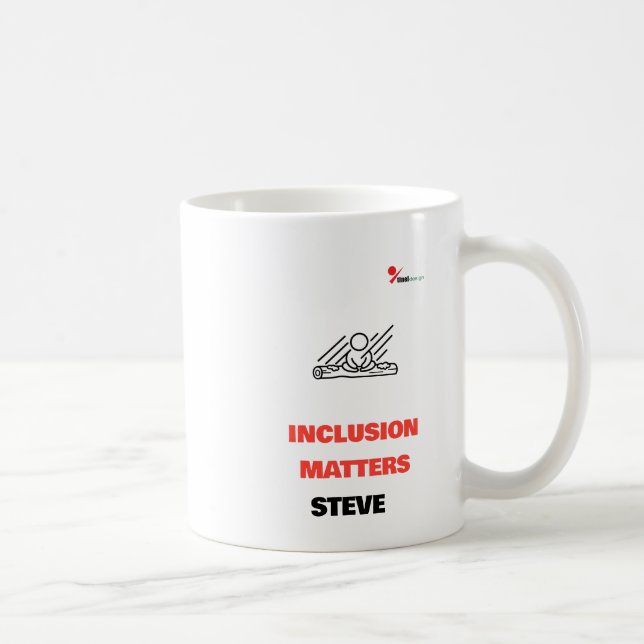 Inkludering betyder något Funktionshinder stolthet Kaffemugg (Höger)