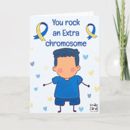 Inkludering för Downs syndrom - You Rock Extra Kort