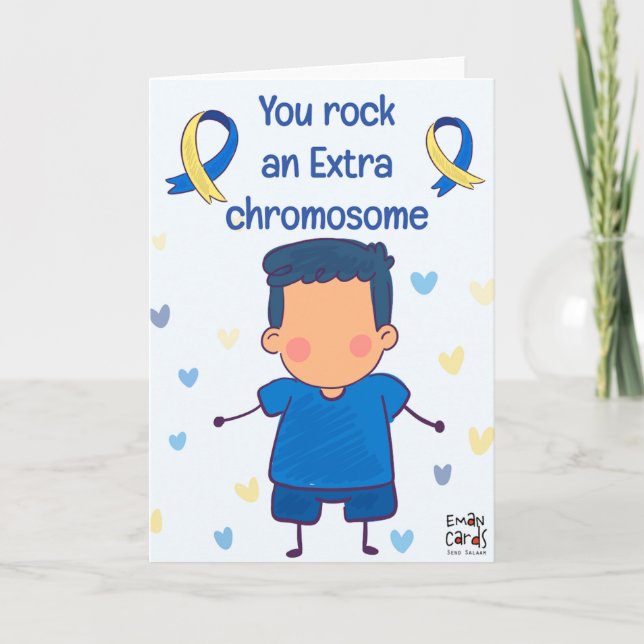 Inkludering för Downs syndrom - You Rock Extra  Kort (Framsida)