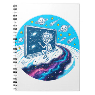 Inkludering Kosmisk Professor Design Anteckningsbok
