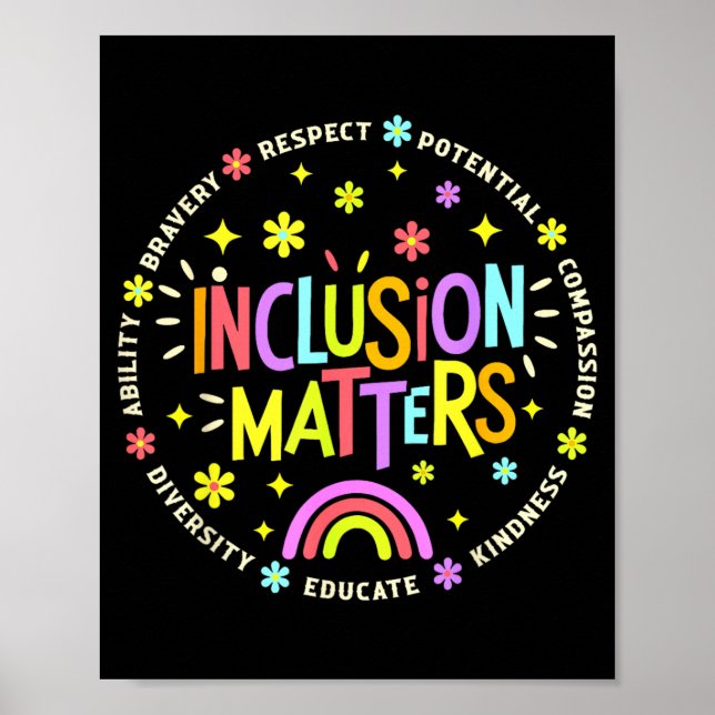 Inkludering Speciallärare Autism Poster (Framsidan)