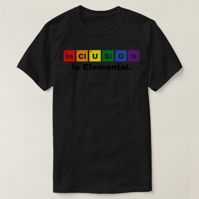 Inkluderingen är Elemental Baseball T Shirt (Design framsida)