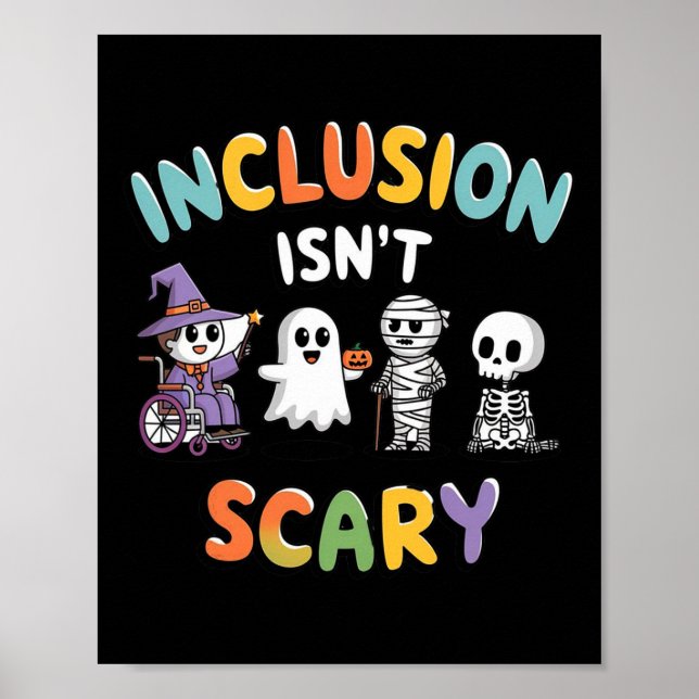 Inkluderingen är inte Scary Mummy Boo Ghost Hallow Poster (Framsidan)