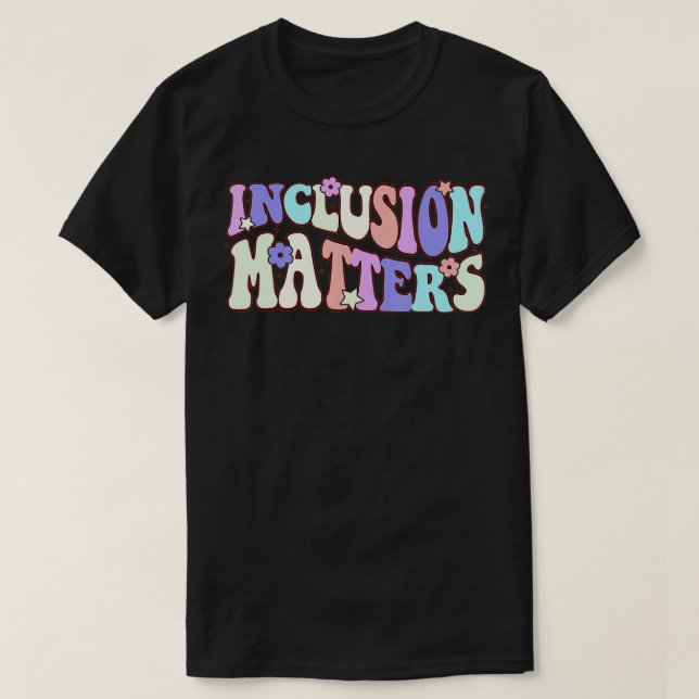 Inkluderingsfrågor Speciell Education Autism Aware T Shirt (Design framsida)