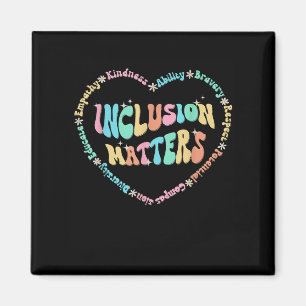 Inklusion S Autism Awareness Sped Teacher Kindness Magnet
