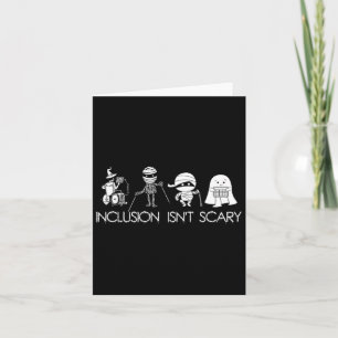 Inklusionen är inte Scary Slp Halloween Sped Teach Kort