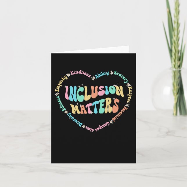 Inklusionsproblem Awareness Sped Teacher K Kort (Framsida)