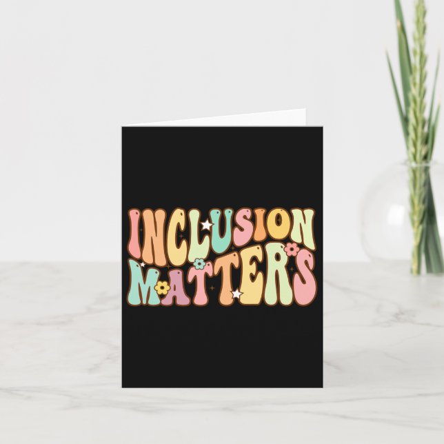 Inklusionsproblem Speciell Education Autism Awaren Kort (Framsida)