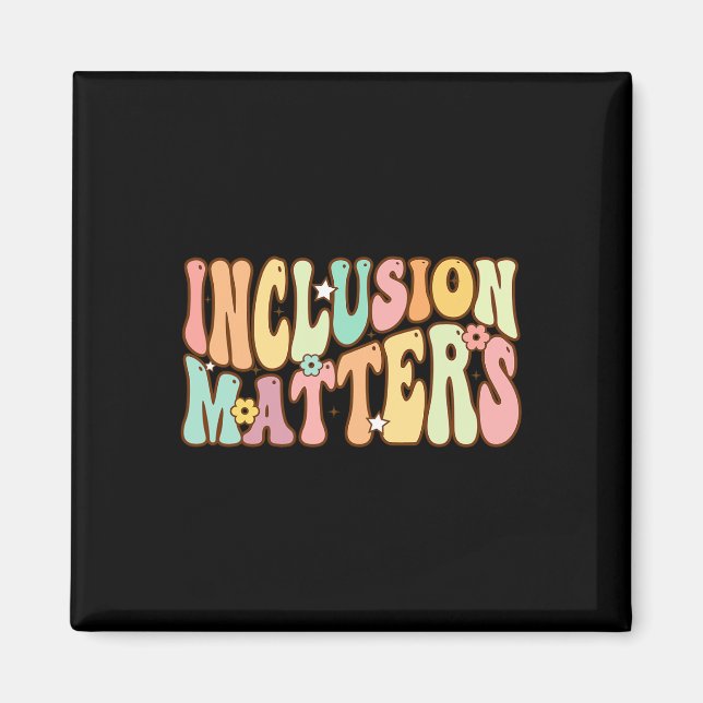 Inklusionsproblem Speciell Education Autism Awaren Magnet (Framsidan)