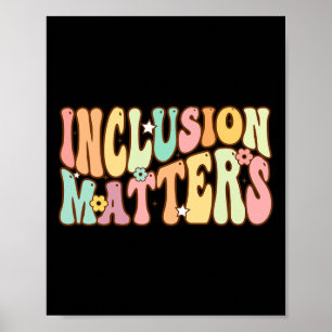 Inklusionsproblem Speciell Education Autism Awaren Poster