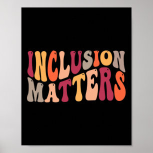 Inklusionsproblem Speciell Education Autism Awaren Poster