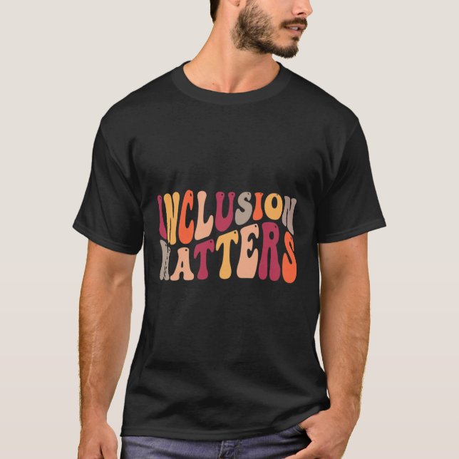 Inklusionsproblem Speciell Education Autism Awaren T Shirt (Framsida)