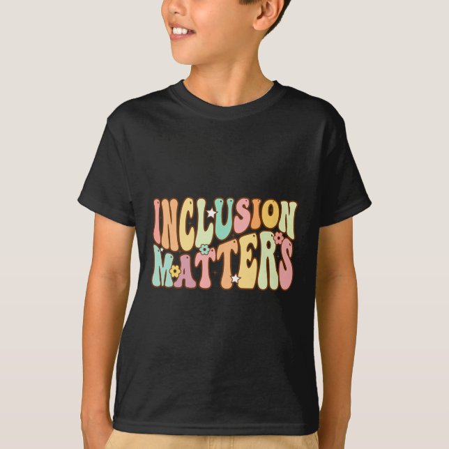 Inklusionsproblem Speciell Education Autism Awaren T Shirt (Framsida)