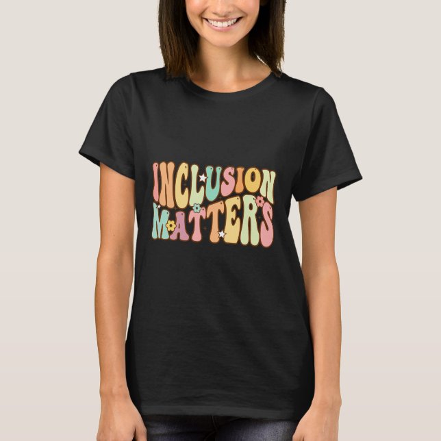 Inklusionsproblem Speciell Education Autism Awaren T Shirt (Framsida)