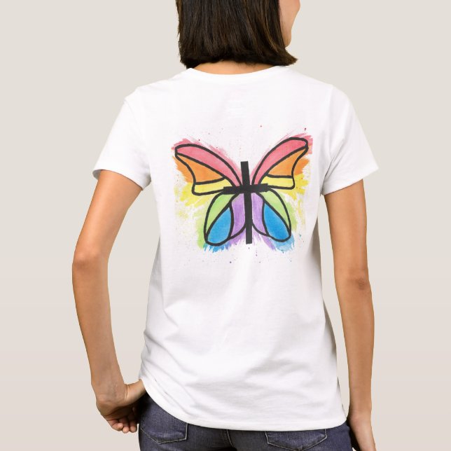Inklusive allra kvinna T Shirt (Baksida)