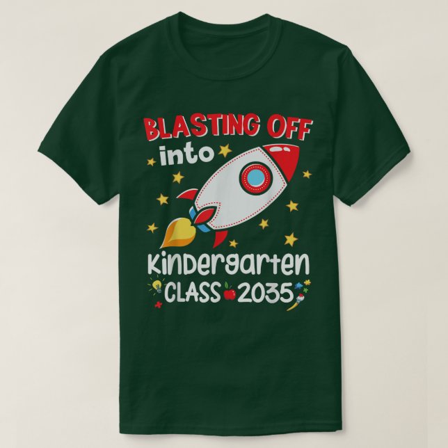 Inklustrande till Kindergarten Crew Boys Kids Back T Shirt (Design framsida)