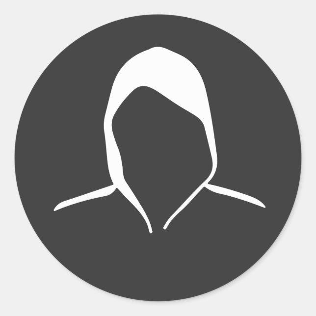 inkognitionsläge runt klistermärke (Framsida)