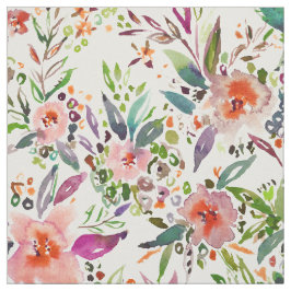 INKOGNITO INBUNDEN tropisk färgrik blommigt Tyg