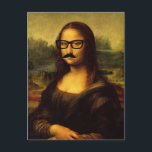 Inkognito Vykort<br><div class="desc">Även klassiker måste gömma från Paparazzi varje gång om en stund. Cute bilder av klassiskt delar av konst med glasögon och mustasch. Cute-gåva till varje konst älskare.</div>