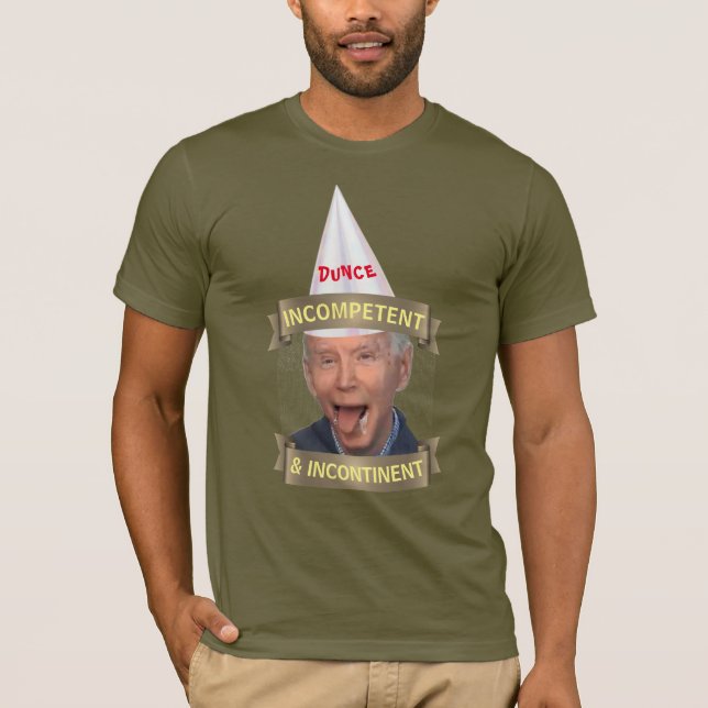 Inkompetent och inkontinent T-Shirt (Framsida)