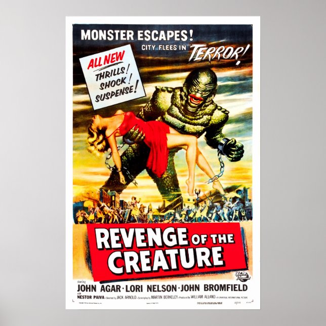 Inkomst av Poster Creature Vintage Movie (Framsidan)