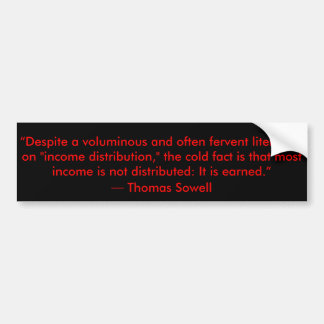 Inkomstredistributioncitationstecken Bildekal