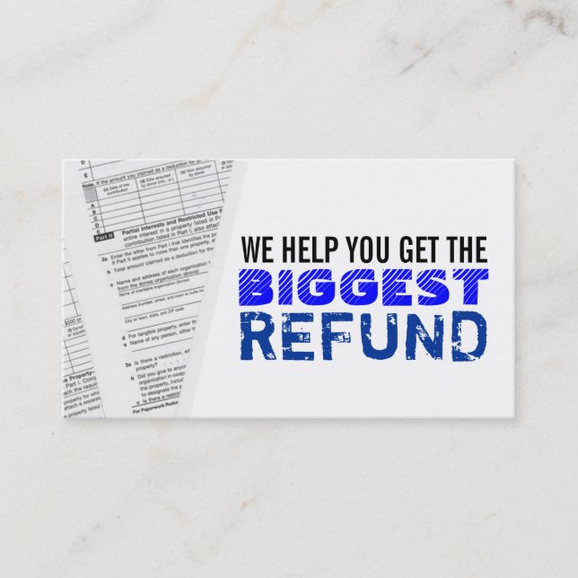 Inkomstskattvisitkortar Visitkort (Framsida)