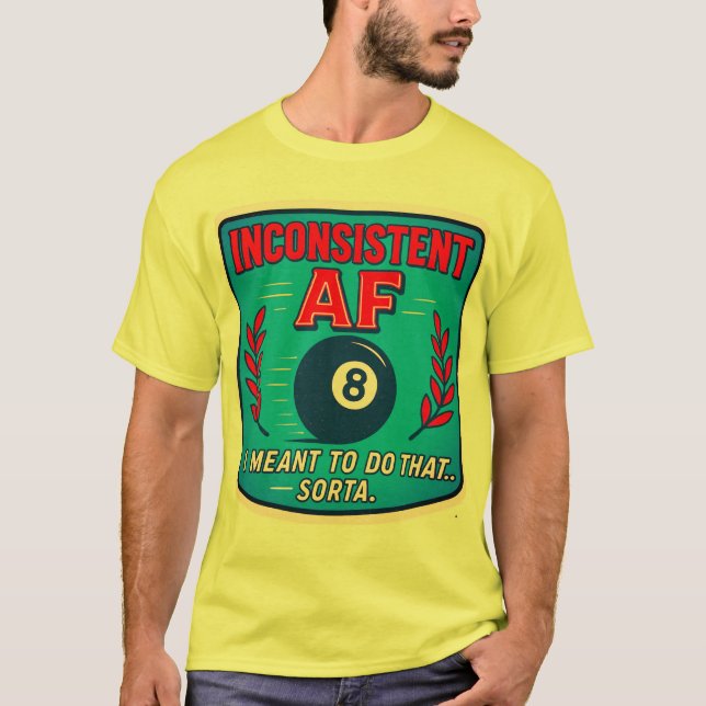 Inkonsekvent AF Billiards t-shirt (Framsida)