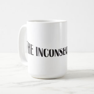 Inkonsekvent, vi Front and Back Kaffemugg