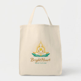 Inköpsväska med Brightheart Meditation-logotyp Tygkasse