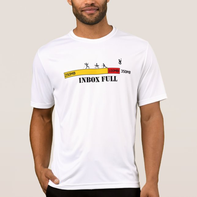 Inkorgen Fullt "Stickmen" Tee Shirt (Framsida)