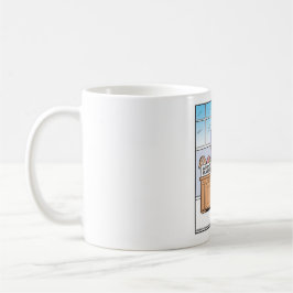 Inkorgs- och utkorgsredovisning för hund kaffemugg