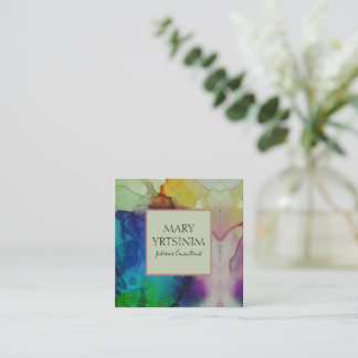 Inkorgstreck Fyrkantigt Visitkort