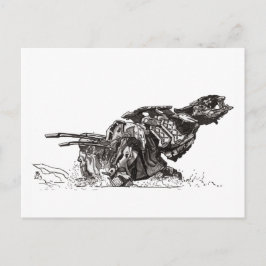 Inktober 2019 Dag 8 Vykort