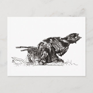 Inktober 2019 Dag 8 Vykort