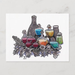 Inktober 2019 Day 25 Vykort