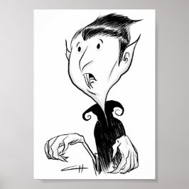 Inktober - Vampire Poster