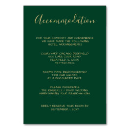 Inkvarhållskort för monogrammad Guld Vapensköld Gr Bordsnummer