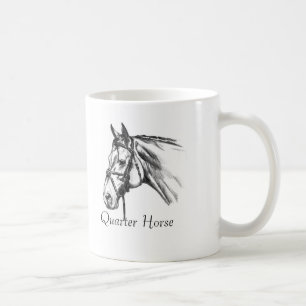 Inkvartera hästmuggen kaffemugg