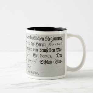 Inkvartera i det civila kupongen, 1759 Två-Tonad mugg