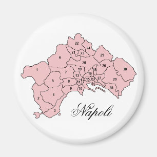Inkvarterar av Naples, den Napoli magneten Magnet